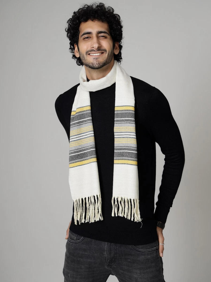 Winter Men Scarf Neck Wind Cover Shawl Warm Gift Casual Business Fashion  Wool | eBay