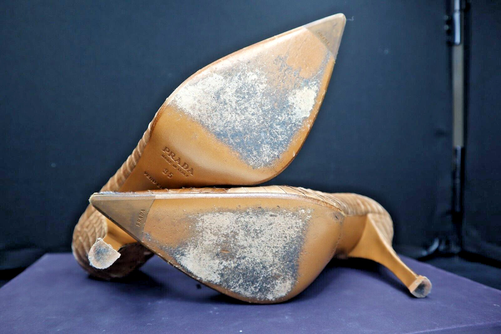 PRADA PYTHON POINTED TOE PUMPS WOMEN'S EU35-US4.5 - image 15