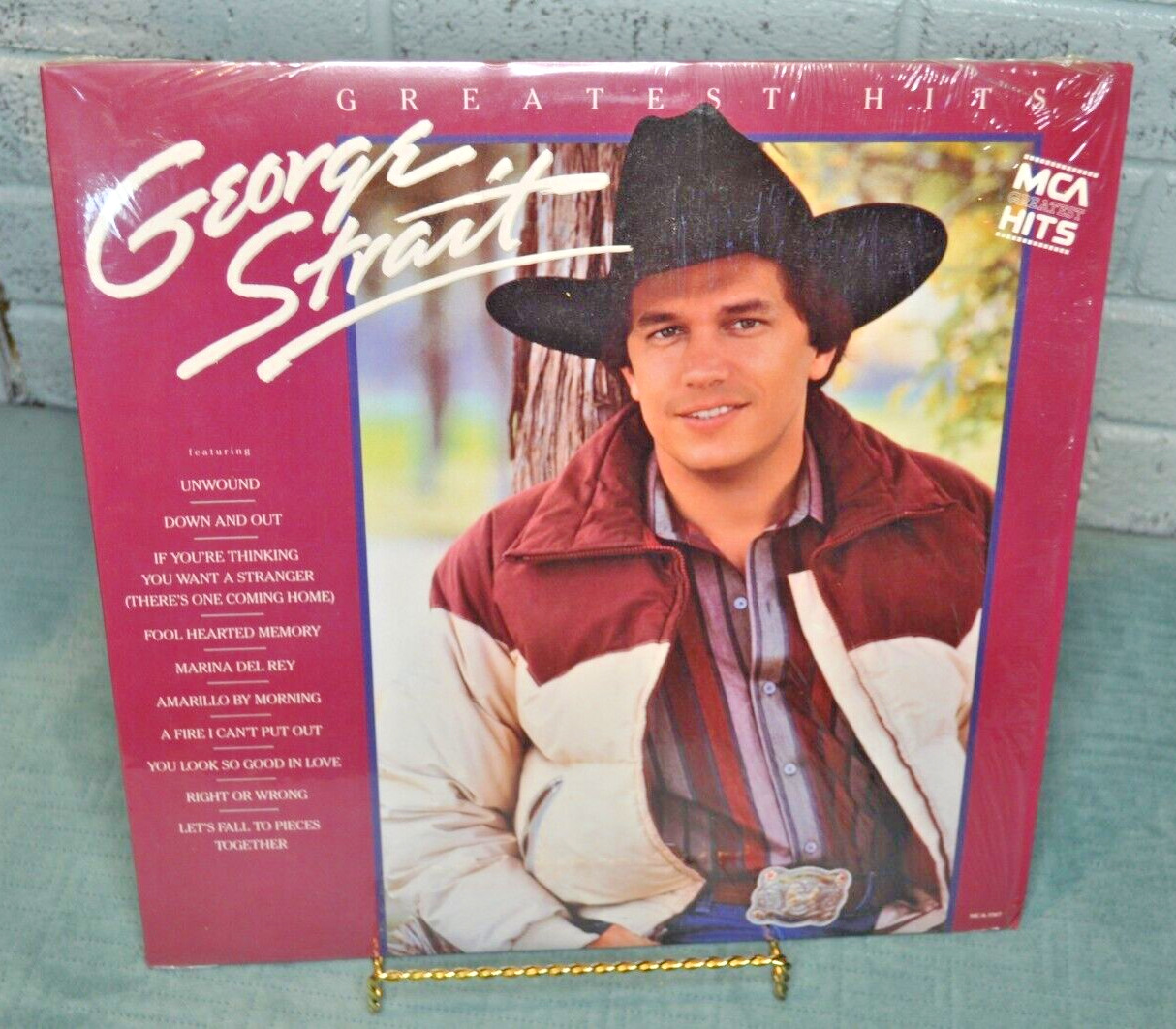 GEORGE STRAIT Greatest Hits MCA-5567 Original 1985 MINT Vinyl Country shrink LP