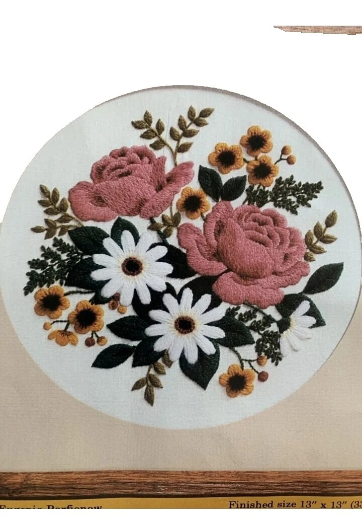 Flores y Plantas The Creative Circle bordado crewel