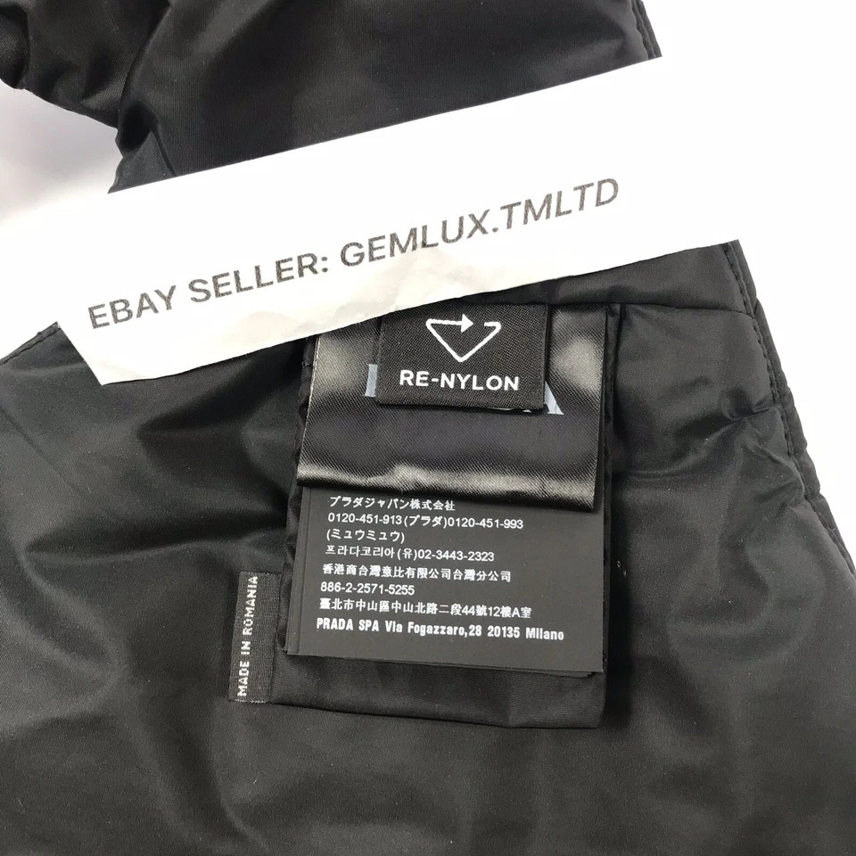 Prada Nylon Puffer Black Ditachable Hood Dog Coat Size: S - Image 4 of 4