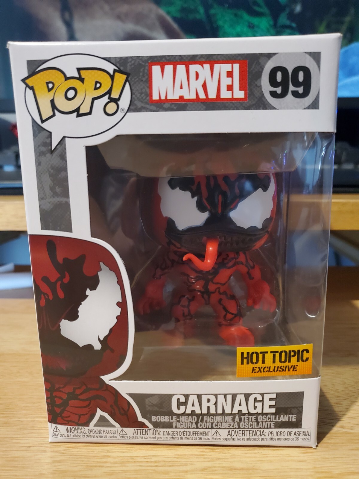 carnage funko pop hot topic