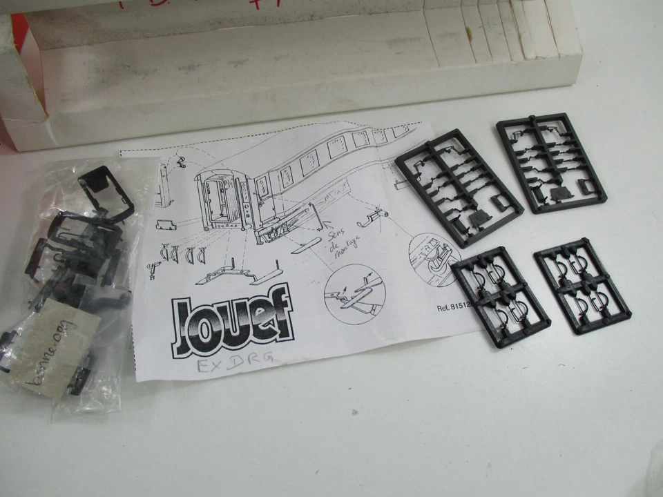 5113- WAGON 2eme classe/fourgon type B4D plastique vert  SNCF JOUET HO - Photo 4/4