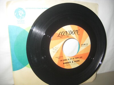 BOBBIE & DUDE: carnival man / i'm gonna go get my puppy love London Records 7''