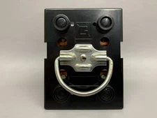 General Switch Pull Out Lid 30 Amp Small Fuse Holder Notch Split Bar AC - New