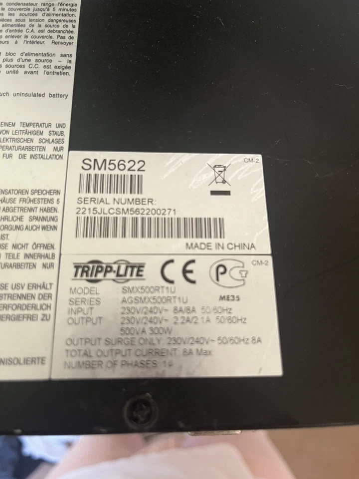 Tripp Lite SmartPro Interactive Sine Wave UPS Rack-Mountable 1U SMART750RM1U - Image 4 of 4