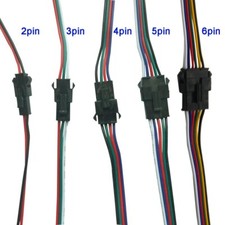 3pin 4pin 5pin 6pin JST LED Male And Female Connector for 3528 5050 LED Strip