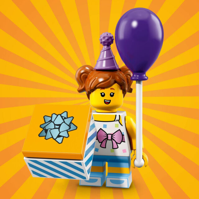 LEGO 71021 Minifiguren Serie 18 Party - Mädchen mit Ballon / Birthday Party Girl