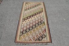 3,2x6 ft Rug, Vintage Turkish Rug, Beige Kili...