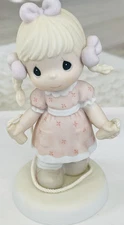 Vintage 1999 Enesco Precious Moments, “Jumping For Joy” Porcelain Figurine PM991