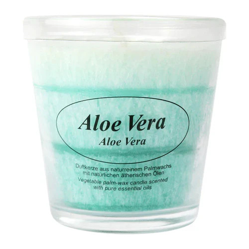 Duftkerze Im Glas, Aloe Vera, 100% Pflanzliches Stearin, Kerzenfarm Hahn, Mit Re-image