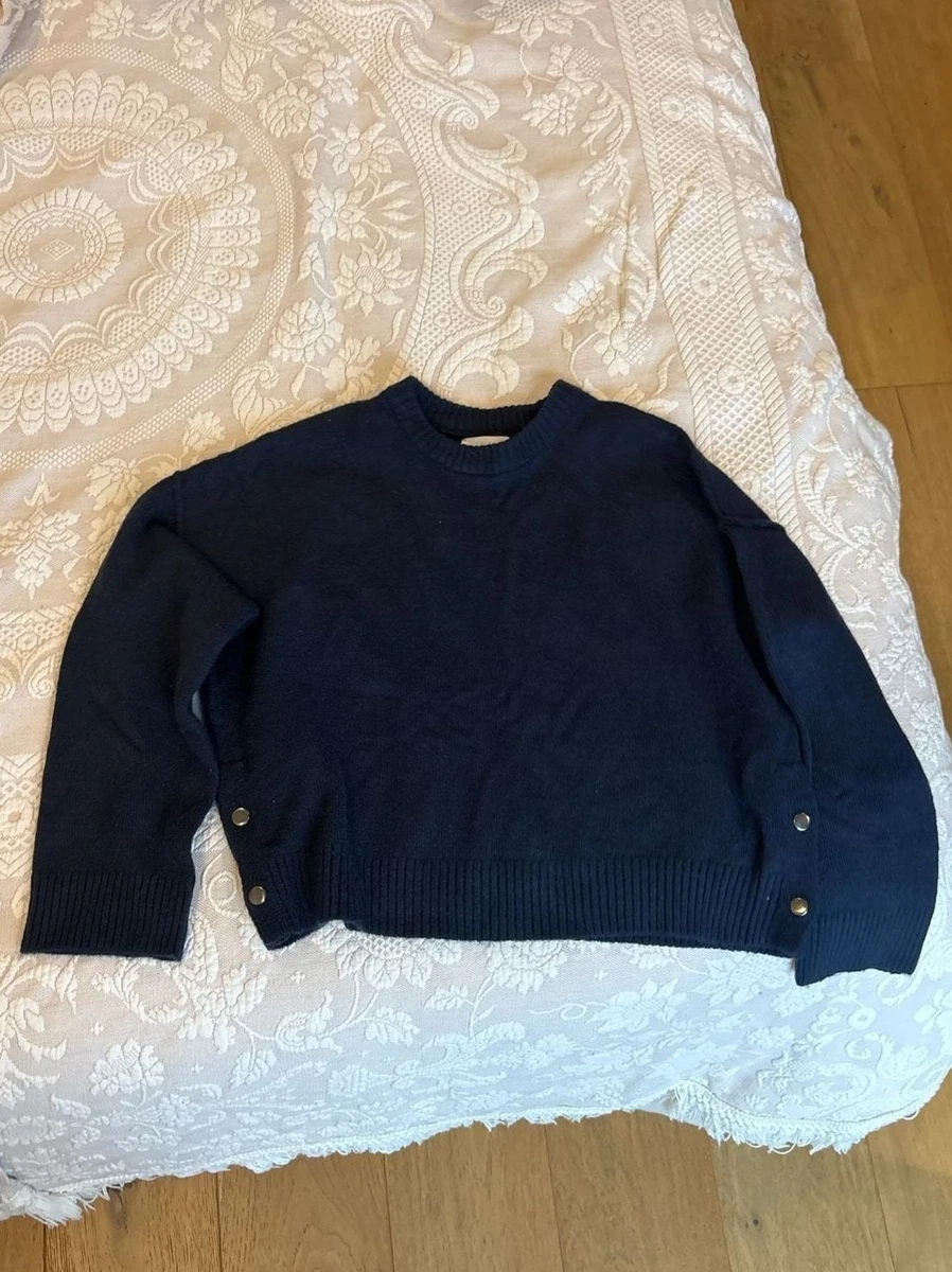 Pull Zara Fille 11-12 Ans - Gris Cœurs Manches Longues Coton - Occasion TB État