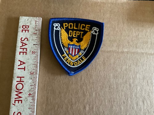 Ferndale Michigan Police Department Sew On Patch