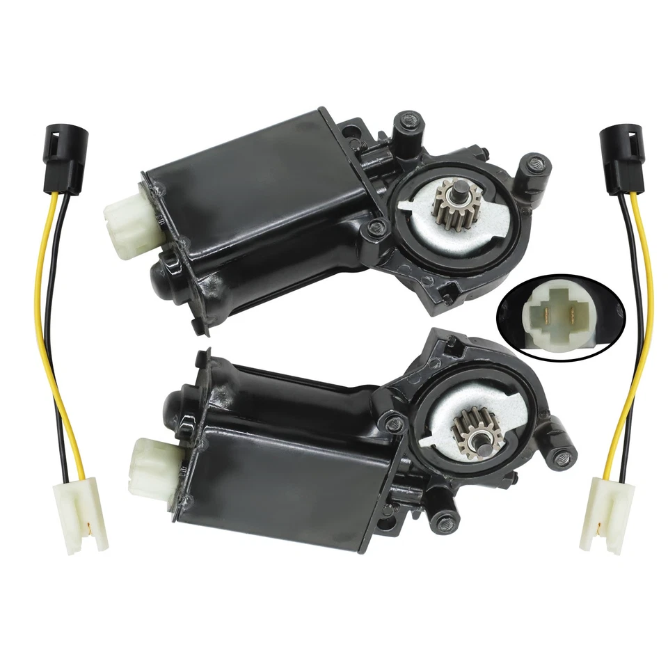 For 1976-82 Corvette For 1976-81 Camaro Firebird Chevy GMC Window Motor Set New - Image 2 of 4