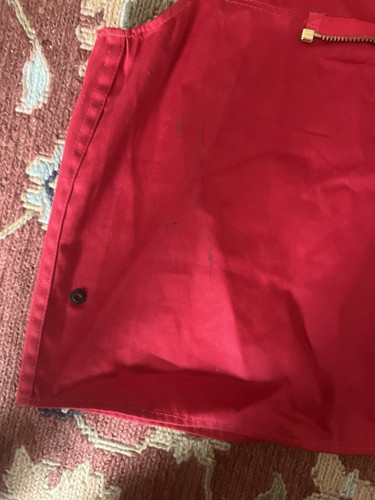 Ideal Talon Hunting Game Vest Red Vintage 1950’s Full Zip Rare Men’s Medium - Picture 14 of 14