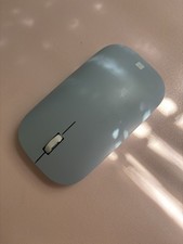 Microsoft Modern Mobile Mouse Bluetooth Wireless Pastel Ice Blue Slim