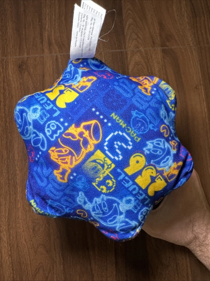 Pac-Man наклейка бомба призрак 7 «плюшевая игрушка мягкая кукла 80-х фигурка синий уровень 256 - Изображение 3 из 4