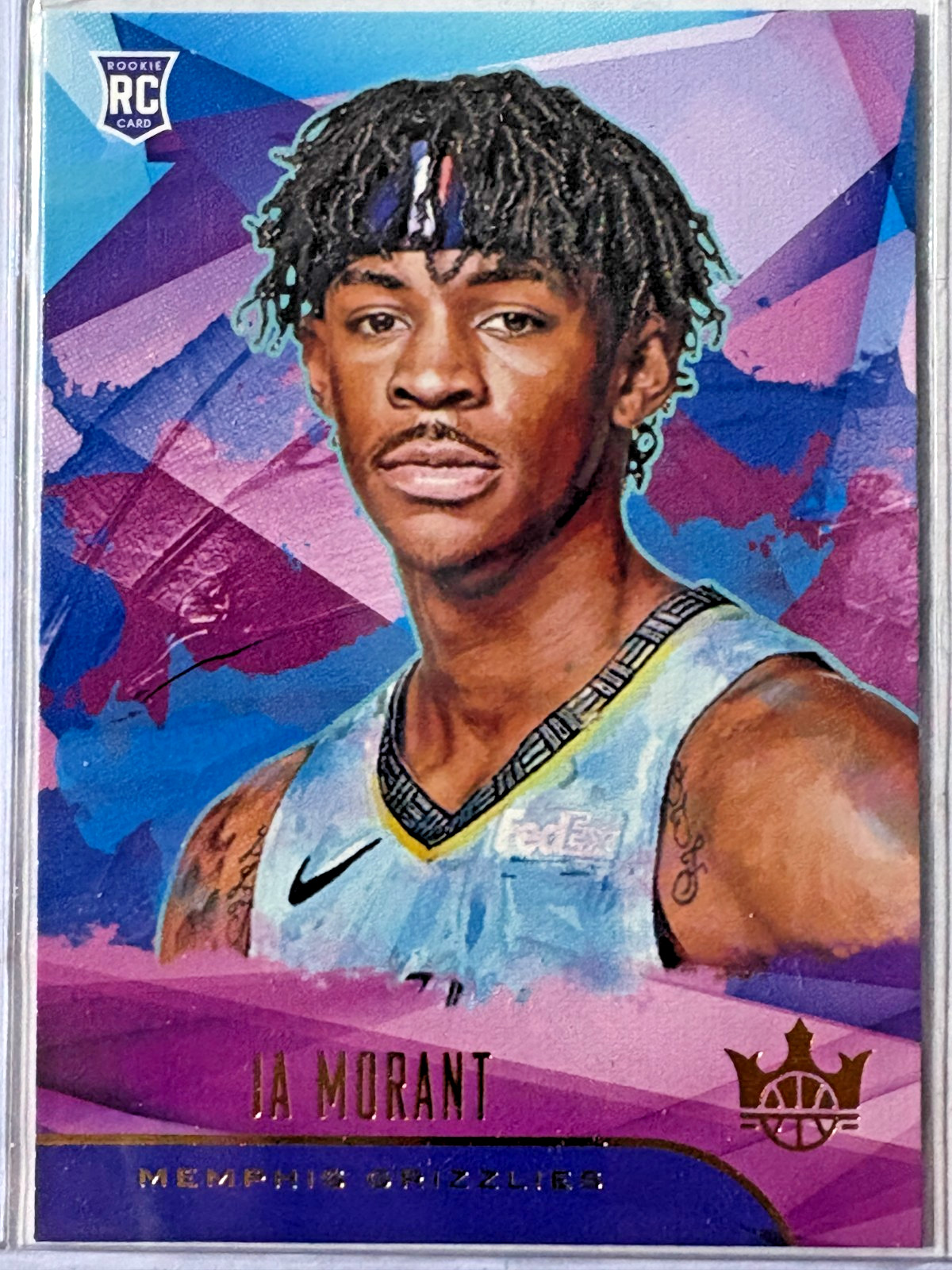 Ja Morant 2019-20 Panini Court Kings #82 (RC) Memphis Grizzlies!