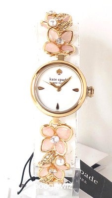 KATE SPADE LADIES BEAUTIFUL, PALE PINK FLOWER  MONROE  WATCH,   KSW1866, NIB