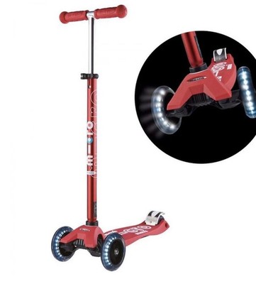 Maxi Deluxe Led Wheels Red  MICRO