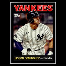 2025 Topps Archives #38 Jasson Dominguez Black Foil (Value Box Exclusive)