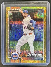 2026 Topps Clay Holmes Gold Holo Foil #/50 Mets