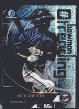 2018 Bowman ##-NG Nick Gordon Chrome Bowman Hashtag Trending Minnesota Twins