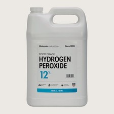 Blubonic Industries 12 Food Grade Hydrogen Peroxide 3.8 L / 1 Gallon 1-Count