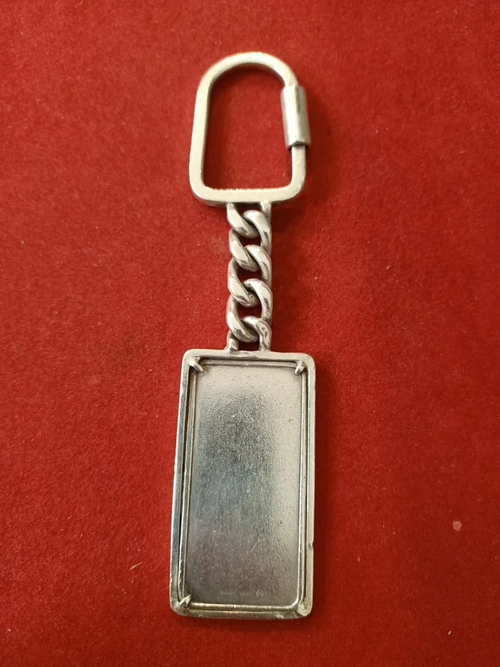 Massiccio portachiavi "Fortuna" in argento 925 e 800 della Intercoins - Immagine 2 di 4