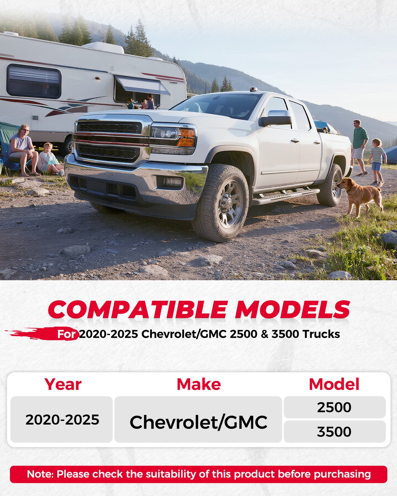 Trailer Hitches Gooseneck Hitch Kit Fits 2020-2025 Chevy/GMC 2500 and 3500 Truck