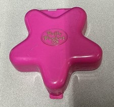 Vintage 1993 Bluebird Polly Pocket Fairy Purple Fairy Fantasy Light Star Compact