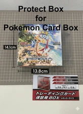 Japanese Pokemon TCG Booster Box Clear Protective Storage Case 3 Pack NEW Japan