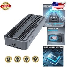Tool-Free NVMe SSD Enclosure USB4 40Gbps PCIe Gen4, 3900MB/s, Thunderbolt 3/4...