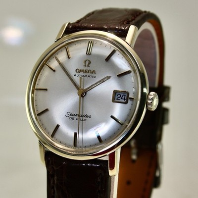 Omega Seamaster Deville Automatic, Datum von 1966 Stahl Gold