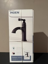 Moen Banbury 84945BL Matte Black Bathroom Sink Faucet Single Handle NEW