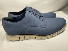 COLE HAAN ZEROGRAND C41432 Plain Toe Ox Men's Blue Nubuck Men's 11 220