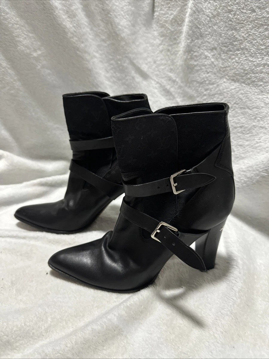 ゆ*か様 Louis Vuitton Botas Negro Gris antr Las mejores ofertas en Botines Negro Louis Vuitton para Mujeres | eBay