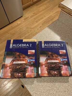 CORD  Algebra 2 Learning In Context - Student and Teacher s Edition Set 2008