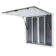 36x36 Aluminum Alloy Food Truck Concession Window 4 Sliding Windows Awning Door