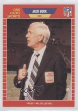 1989 Pro Set Announcers Jack Buck #11 0b3