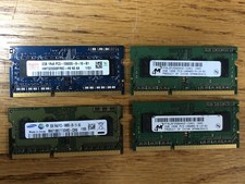 Hynix, Samsung, Micron 4 2 gigs PC3 - 10600 RAM / Memory