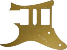 WD Custom Pickguard For Left Hand Ibanez 2009 RG350DX #14 Simulated Brushed G...