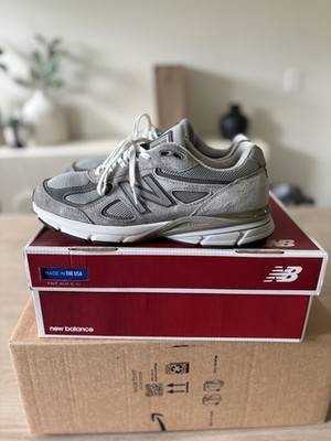New Balance 990v4 Mens Size 9.5 M990GL4 Castlerock Gray Made In USA Authentic
