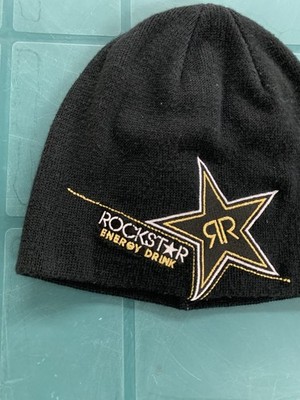 RARE!!! Fox Racing Beanie Rockstar Energy Drink Y2K 90's Skater