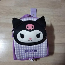 Sanrio Kuromi Child Safety Backpack Checkered Design Free Shipping