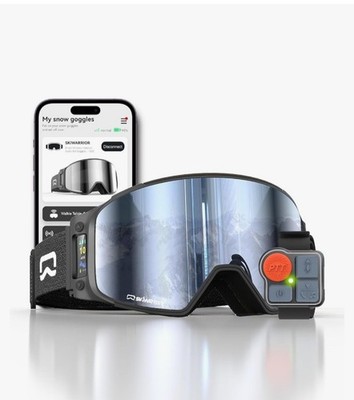 SKIWARRIOR Smart Ski Goggles Bluetooth Walkie Talkie Zeiss Lens Anti Fog G03