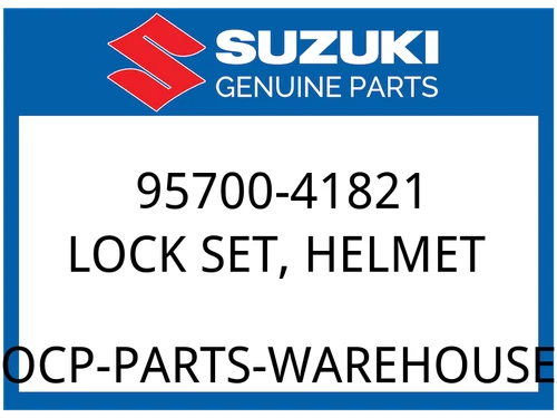 LOCK SET, HELMET