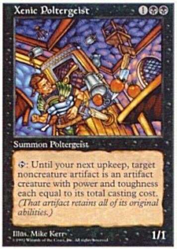 4x MTG Xenic Poltergeist, Light Play, English Fifth Edition