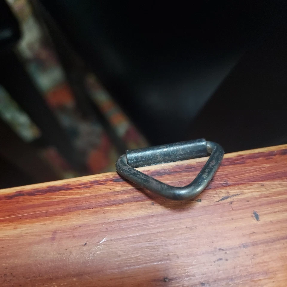 Espejo de pared antiguo vintage de bambú 32 1/2" x 20" muy pesado (recogida local) Foto 3 de 4