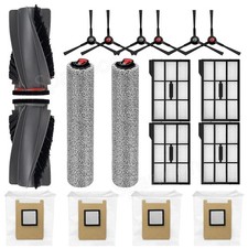 Replacement Kit For Eufy E25 Omni/E28 Omni Robot Brush HEPA Filter Mop Dust Bag